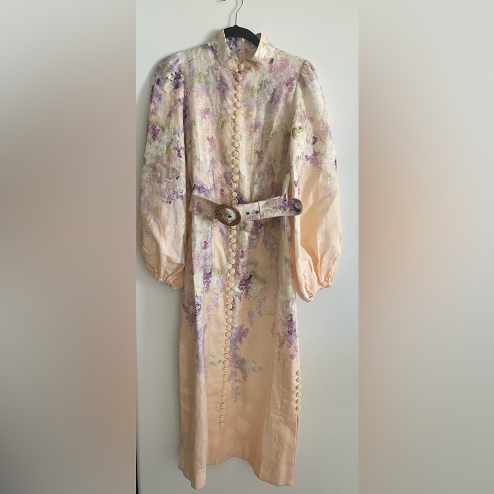 Zimmermann Lyrical Midi Dress Size 1 - Picture 3 of 12